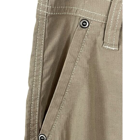 Kuhl Kendra Hiking Pants Women’s 8 R Lightweight Mid Rise Outdoor Stretch Khaki - Picture 7 of 12